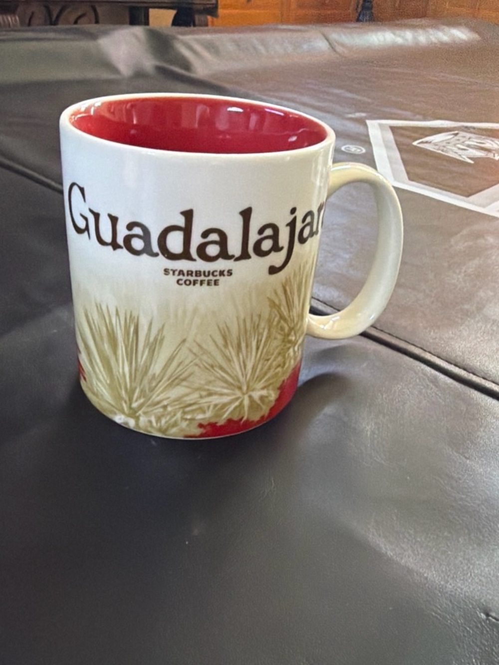 Starbucks White and Red Guadalajara Ceramic Mug